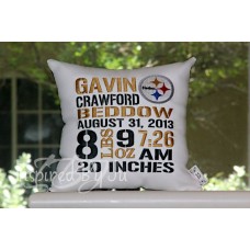 Sports Teams - Birth Announcement Pillow